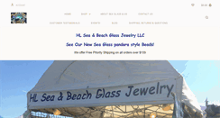 Desktop Screenshot of hlseabeachglassjewelry.com